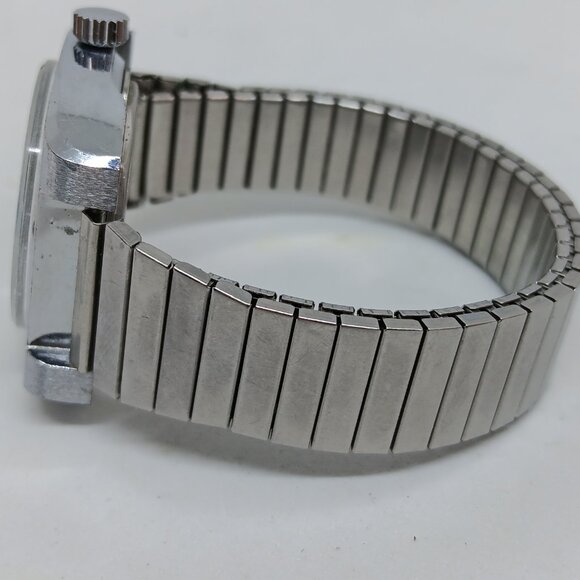 VINTAGE Wolbrook Skindiver Men's 38mm x 34mm Manual Wind Blue Dial Watch - Picture 5 of 13